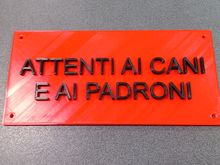 Targa Personalizzata in PLA 25,00€