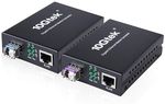 2x Fiber Media Converters 10/100/1000 10 Km 10Gtek...